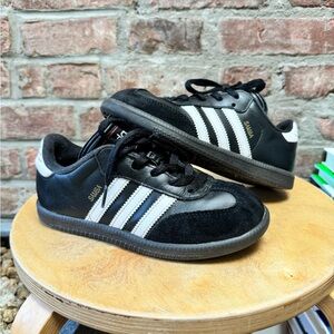 Adidas Samba sambas sneakers shoes kids 1.5 black white
